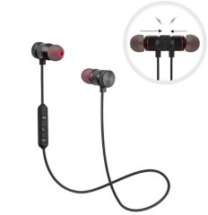 Sports Mıknatıslı Bluetooth Kulaklık Siyah