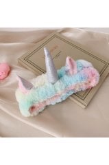 Unicorn Saç Bandı Peluş Saç Bandana