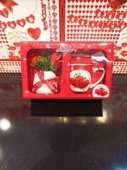 Love You Saksı Gül Bardak Seti