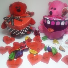 Sevgiliye Hediye Paketi Ayıcık Kutulu