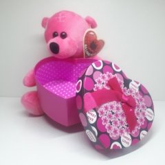 Sevgiliye Hediye Paketi Ayıcık Kutulu