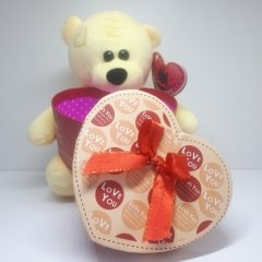 Sevgiliye Hediye Paketi Ayıcık Kutulu