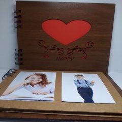 Ahşap Eskitme Fotoğraf Albümü