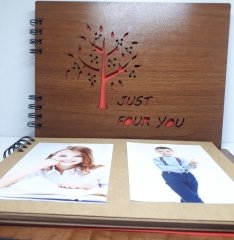 Ahşap Eskitme Fotoğraf Albümü