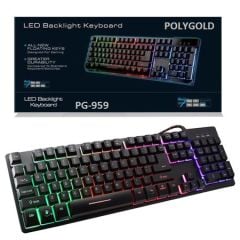 Led Işıklı K9 Multimedya Oyuncu Klavye