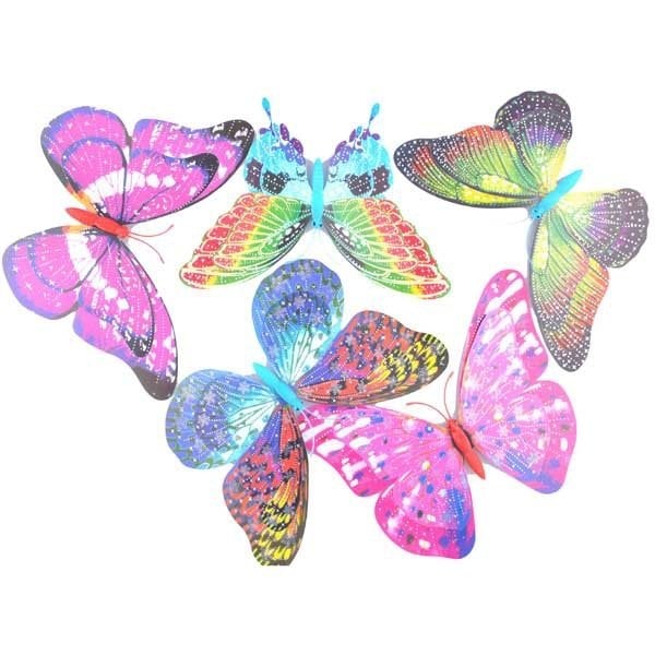 Saksı Kelebekleri Büyük Boy 5 Adet