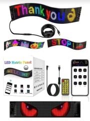 Led Matrix Panel Rgb Ekran Kumandalı App Kontrollü İşyeri Araç Cam Duvar Led Panel Tabela