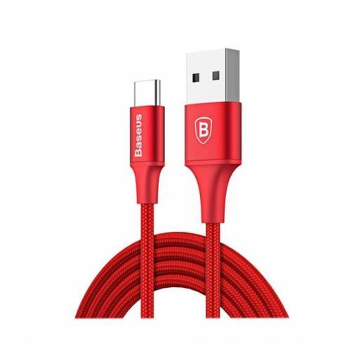 Baseus Rapid Serisi Işıklı Type-C Data Şarj Kablosu 2 Metre 2.4A