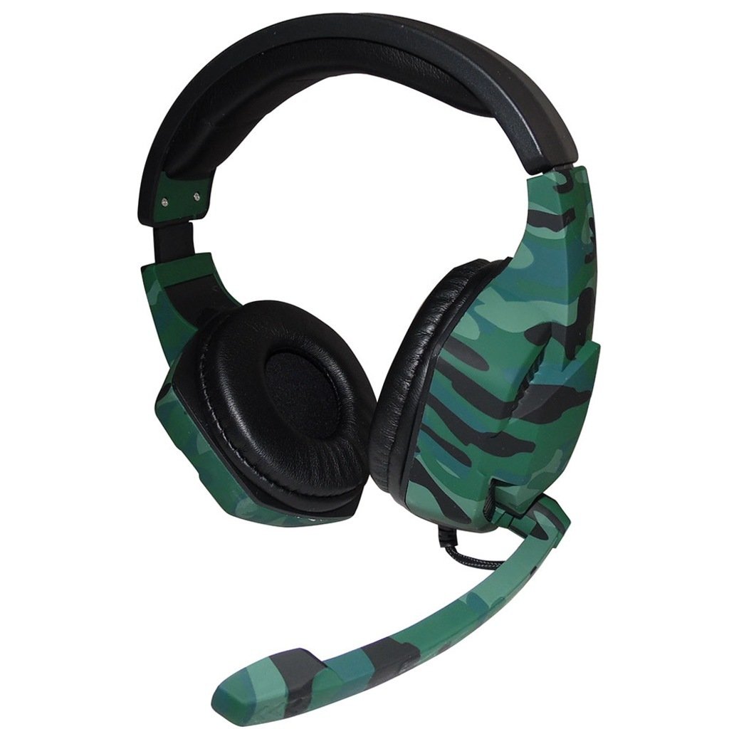 TUCCI A3 Profesyonel Kamuflaj Desen Mikrofonlu Oyuncu Kulaklık