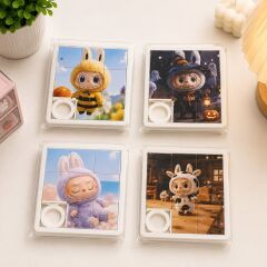 Labubu Kaydırmalı Puzzle Oyunu 1 Adet