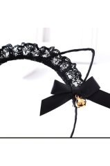 Kawaii Cosplay Gothic Dantelli Kedi Kulak Taç