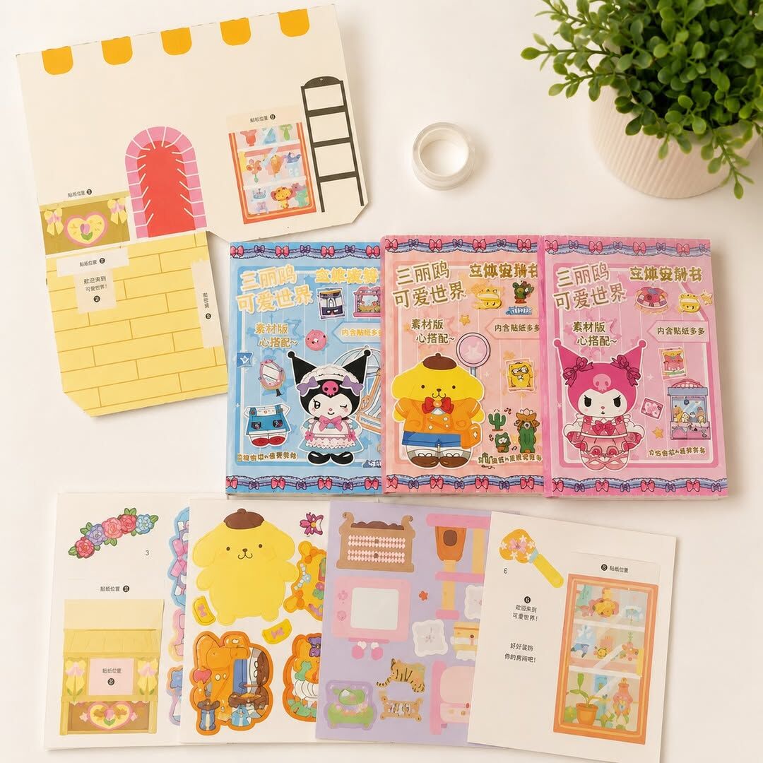 Sanrio Sahne Kurma Sticker Kitabı