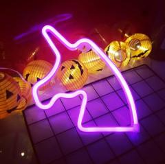 Unicorn Neon Duvar Lambası