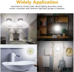 3'lü Pilli Uzaktan Kumandalı Led Işık Spot Lamba