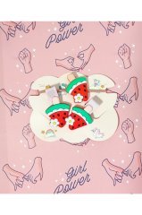 Karpuz Tasarımlı Lastik Ve Klips Toka Seti 3'lü