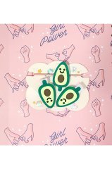 Avokado Tasarımlı Lastik Ve Klips Toka Seti 3'lü