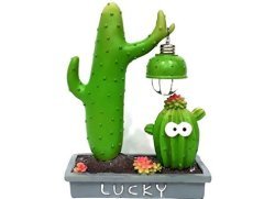 Işıklı Kaktüs Şeklinde Dekoratif Biblo Masa Lambası