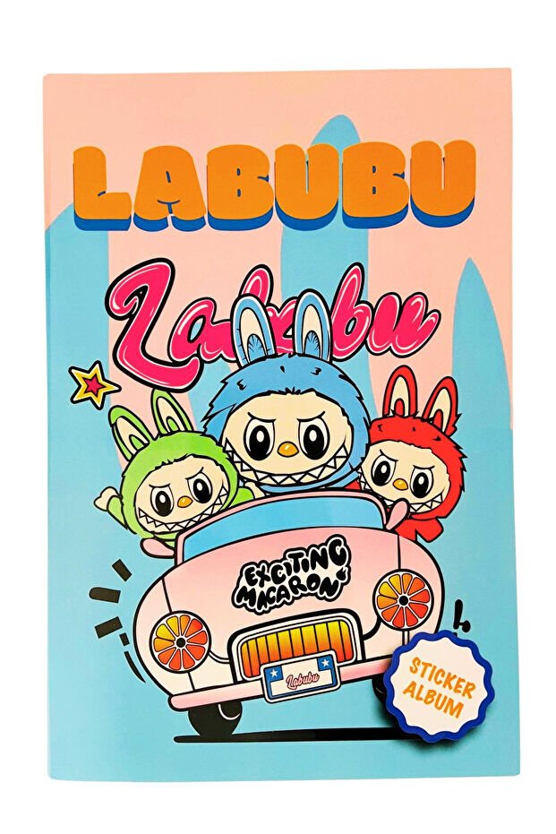Labubu Sticker Albümü – Çıkartma ve Koleksiyon Saklama Defteri