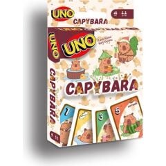 Capybara Temalı UNO Eğlence Kart Oyunu