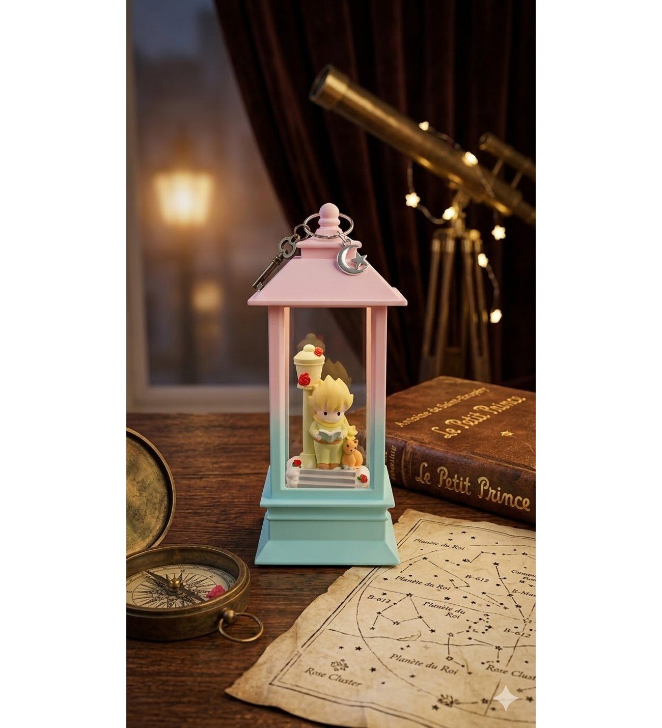 Küçük Prens Dekoratif Nostaljik LED Fener