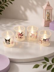 Sanrio Kawaii LED Ortam Işığı Dekor Mum Seti