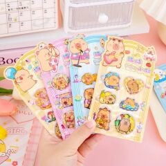 Capybara Puffy Sticker Collection