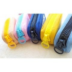 Büyük Fermuarlı Geniş Zipper Kalemlik