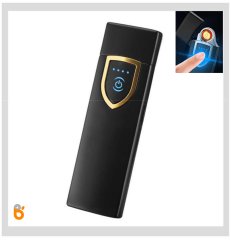 Dokunmatik Sensörlü Led Ekranlı Şarjlı Çakmak Alevsiz