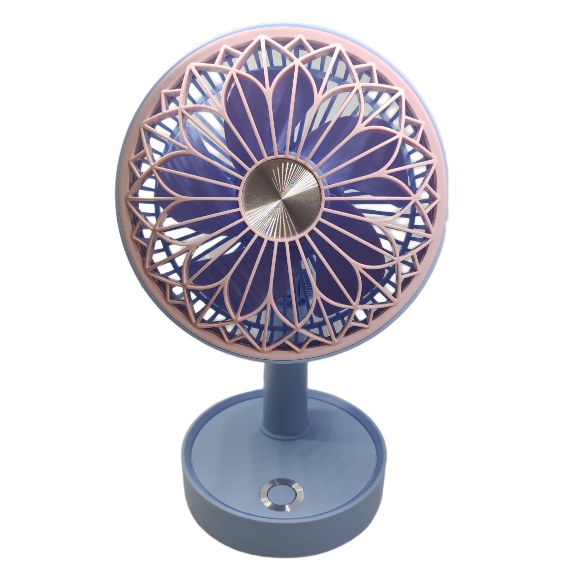 Renkli Şarjlı Fan Ayarlanabilir Masa Üstü Yüksek Performans 3 Kademeli Vantilatör Fan