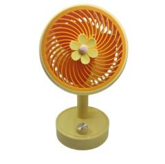 Renkli Şarjlı Fan Ayarlanabilir Masa Üstü Yüksek Performans 3 Kademeli Vantilatör Fan