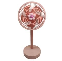 Renkli Şarjlı Fan Ayarlanabilir Masa Üstü Yüksek Performans 3 Kademeli Vantilatör Fan