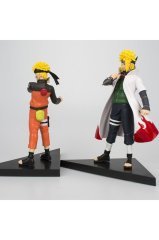 Anime Naruto Shippuden Uzumaki Minato Namikaze Ikili Figür Seti