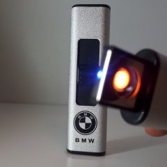İnce Alevsiz Elektronik Bmw Çakmak Şarjlı Kırmızı