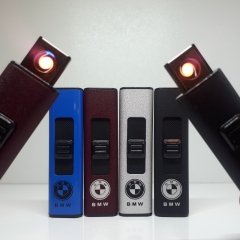 İnce Alevsiz Elektronik Bmw Çakmak Şarjlı Kırmızı
