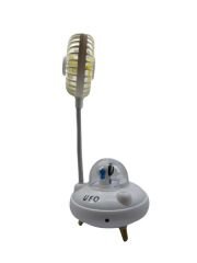 Ufo Tasarımlı Işıklı Çift Kademeli Masa Üstü Fan Vantilatör