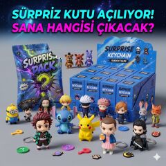 Sürpriz Paket Anahtarlık Koleksiyonu (1 Adet) – 100+ Model