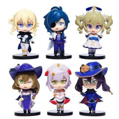 Anime Genshin Impact Darbe 6 Adet Figür Set Lisa Kaeya Barbara Jean Noella Mona Figürleri