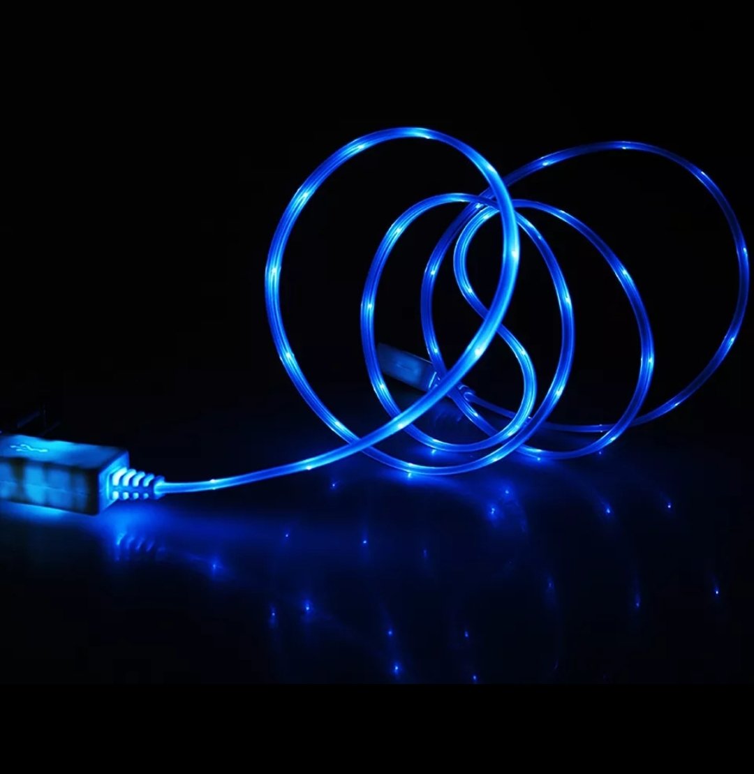 Led Işıklı Şarj Kablosu Micro
