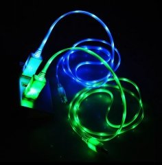 Led Işıklı Şarj Kablosu Micro