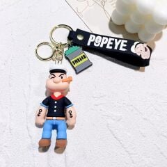 Temel Reis Popeye Karakter Lüx Anahtarlık Çanta Aksesuarı Süsü 1 Adet