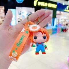 Horror Chucky Karakter Lüx Anahtarlık Çanta Aksesuarı Süsü 1 Adet
