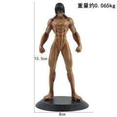 Anime Attack On Titan Figür Eren Jaeger Levi Aksiyon Koleksiyon Eren Yeager Figür 15 cm