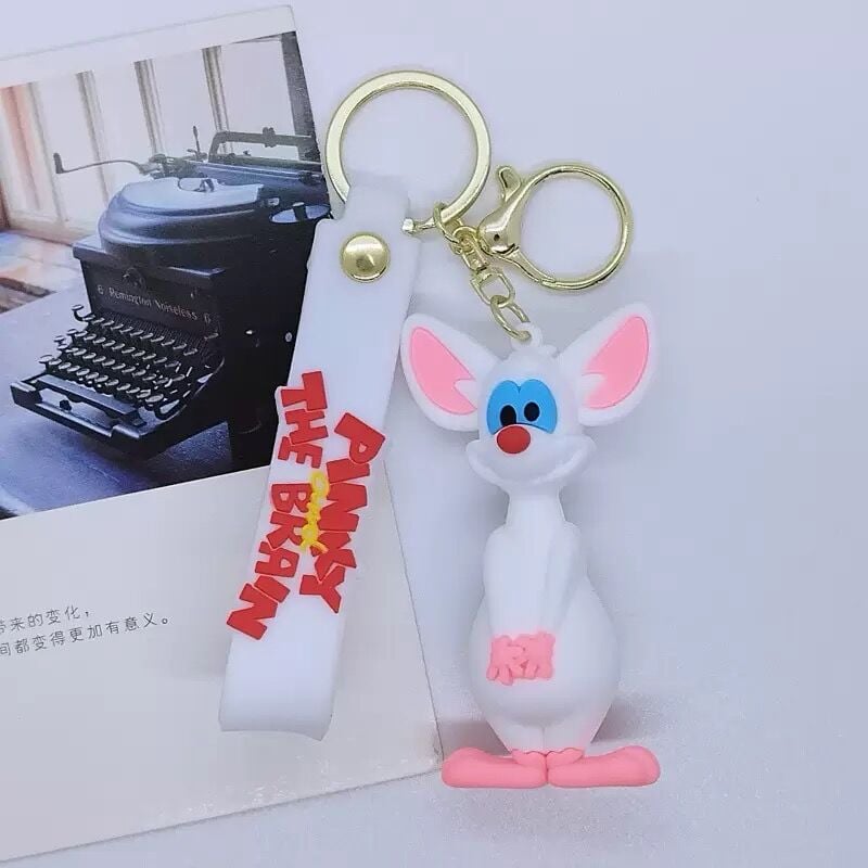 Sailor Moon Cat Pinky The Brain Karakter Lüx Anahtarlık Çanta Aksesuarı Süsü 1 Adet