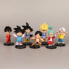 Dragon Ball Z Figür 7 Adet Figür Set Son Goku Saiyan Aksiyon Figürleri
