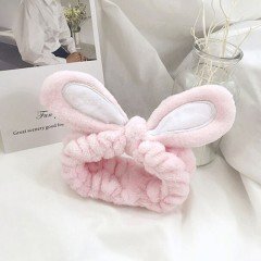Tavşan Kulaklı Açık Pembe Saç Bandı
