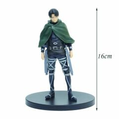 Anime Attack On Titan Levi Ackerman Figür 16 cm