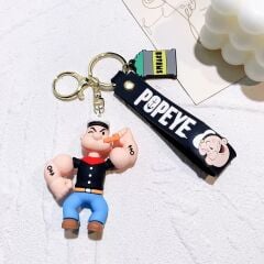 Temel Reis Popeye Karakter Lüx Anahtarlık Çanta Aksesuarı Süsü 1 Adet