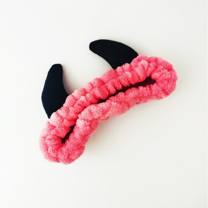 Pembe Boynuz Saç Bandı