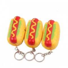 Squishy Küçük Hot Dog Renkli Sandwich Sukuşi Anahtarlık