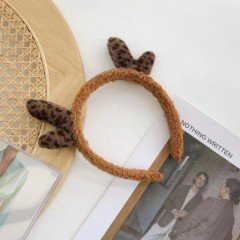 Leopar Geyikli Kahverengi Taç